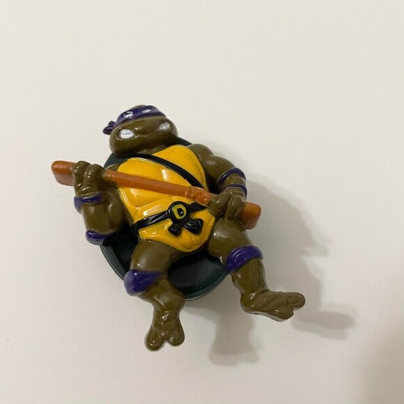 Vtg 80s Donatello TMNT Ninja Turtles Flip Watch No Band Not Working - Picture 12 of 15